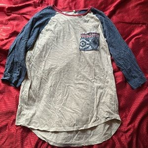 On the Byas Baseball Tee